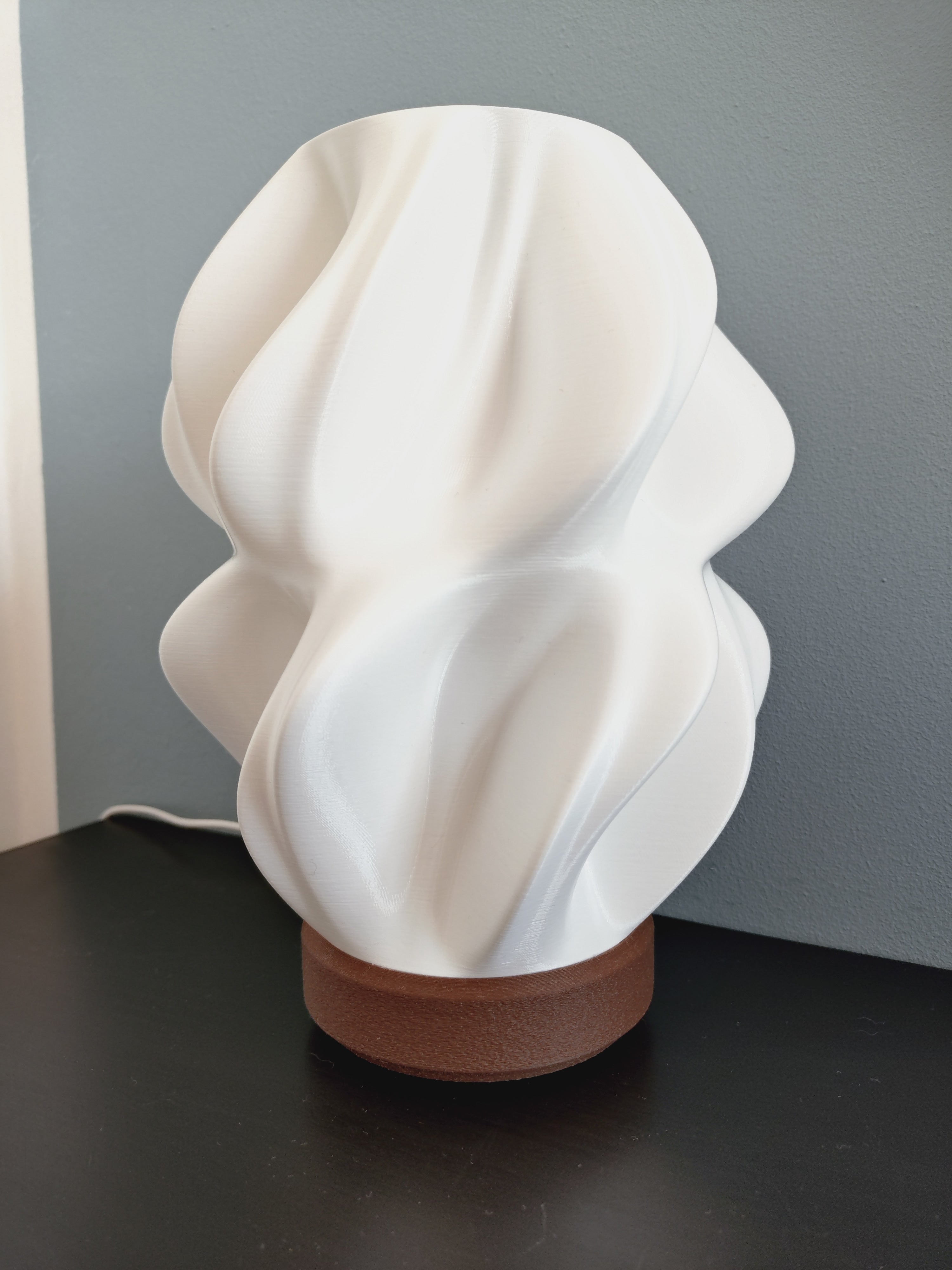 3D Printed Night Light - Designer Swirl